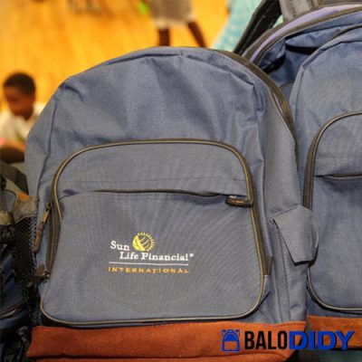 Balo cho công ty bảo hiểm làm quà tặng cho khách hàng