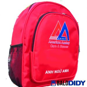 Balo Ama: mẫu balo trung tâm anh ngữ