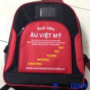 Xưởng may balo trung tâm tiếng Anh ở TPHCM giá rẻ - Balo DiDy