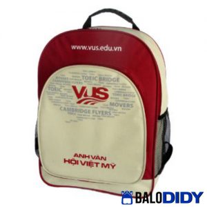 Balo Didy - Mẫu balo học sinh trung tâm ngoại ngữ