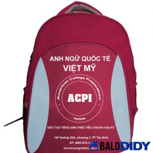 Balo Didy - Mẫu balo học sinh trung tâm ngoại ngữ
