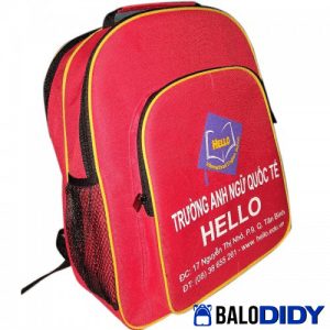 Balo Didy - Mẫu balo học sinh trung tâm ngoại ngữ