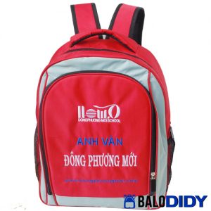 Balo Didy - Mẫu balo học sinh trung tâm ngoại ngữ