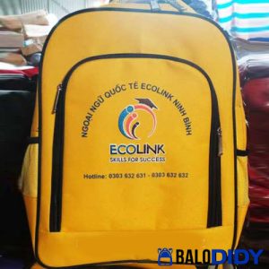 Balo Ecolink: mẫu balo trung tâm ngoại ngữ