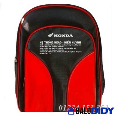 balo honda Mẫu balo cho đại lý xe máy Honda Yamaha Suzuki