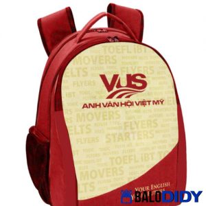 Mẫu balo trung tâm ngoại ngữ VUS - balo vus